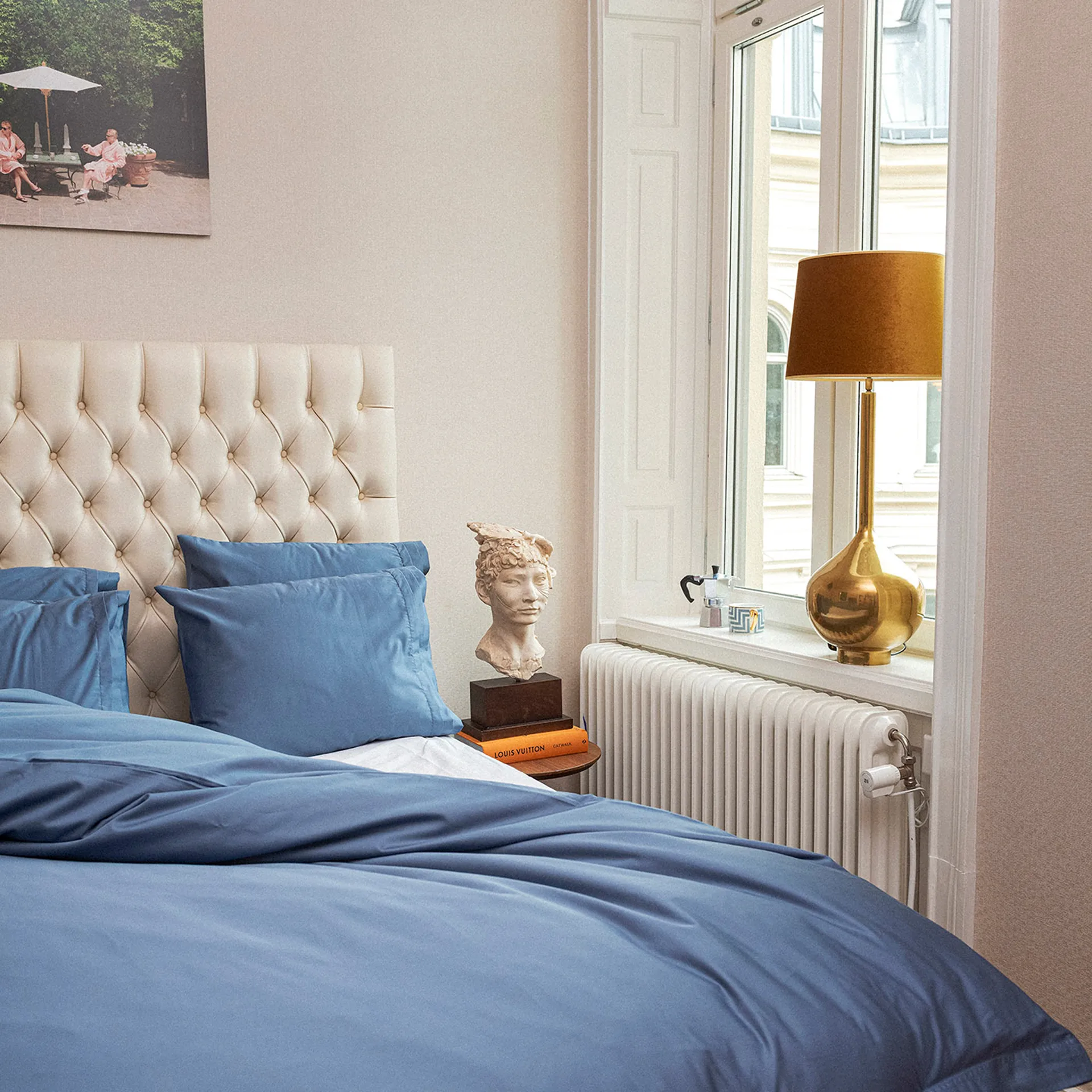 Juniper duvet cover 150x210 cm, North Sea Blue Juniper