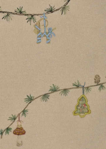 Hammershøi Christmas Tablecloth sand - 150x370 cm - Kähler