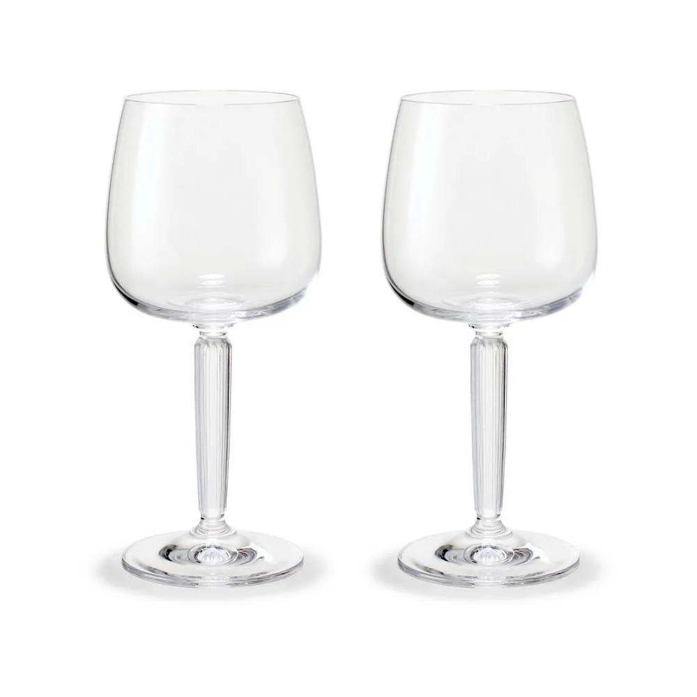 Hammershøi white wine glass 35 cl 2-pack, Clear Kähler