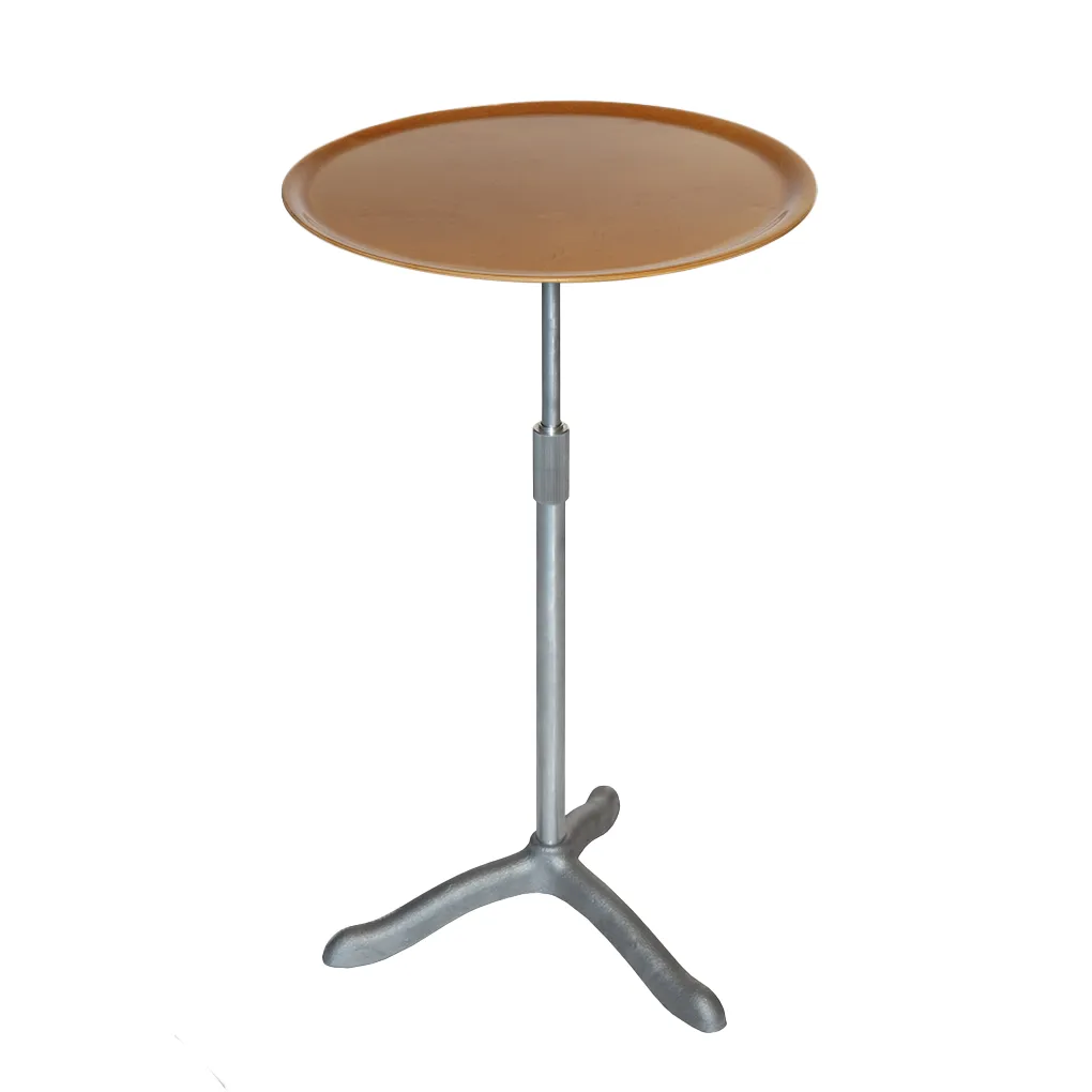 Cassis coffee table Ø37 cm, Aluminium-birch Källemo
