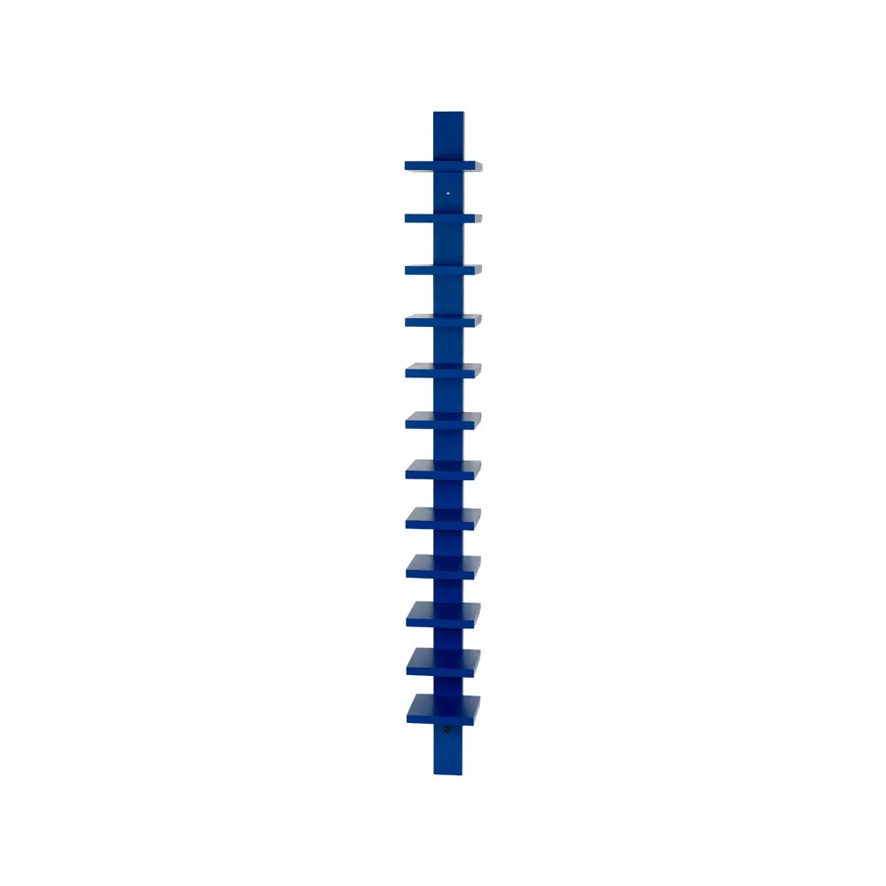 Pilaster wall shelf, Blue stained Källemo