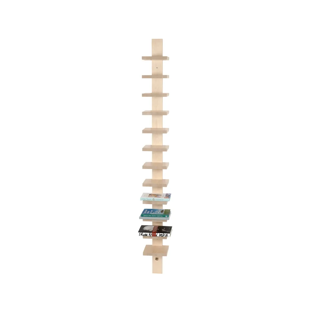 Pilaster wall shelf, Soap-treated birch Källemo