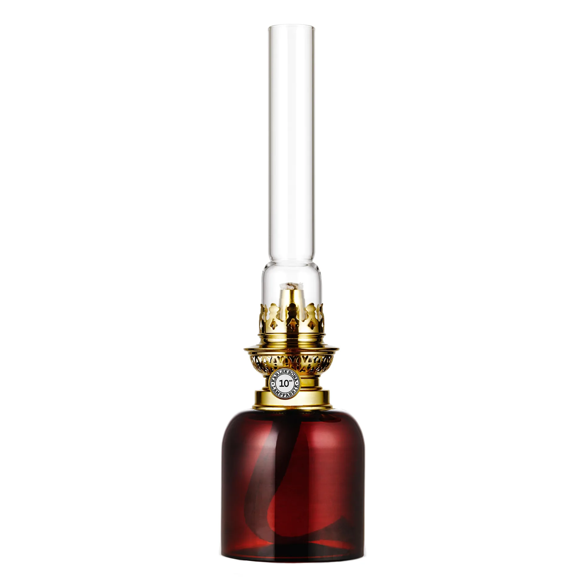 Skeppsholmen paraffin lamp, brown Karlskrona Lampfabrik