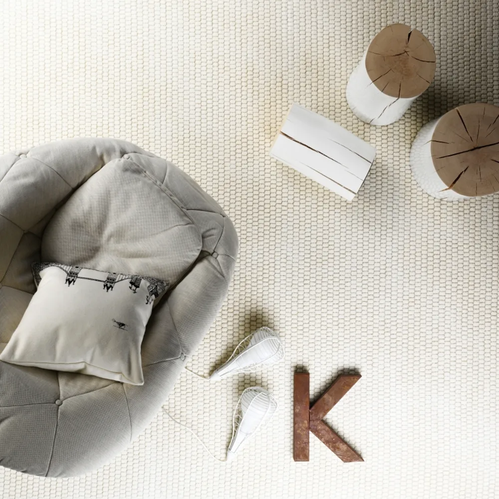 Doris rug, White pearl 200x300 cm Kasthall