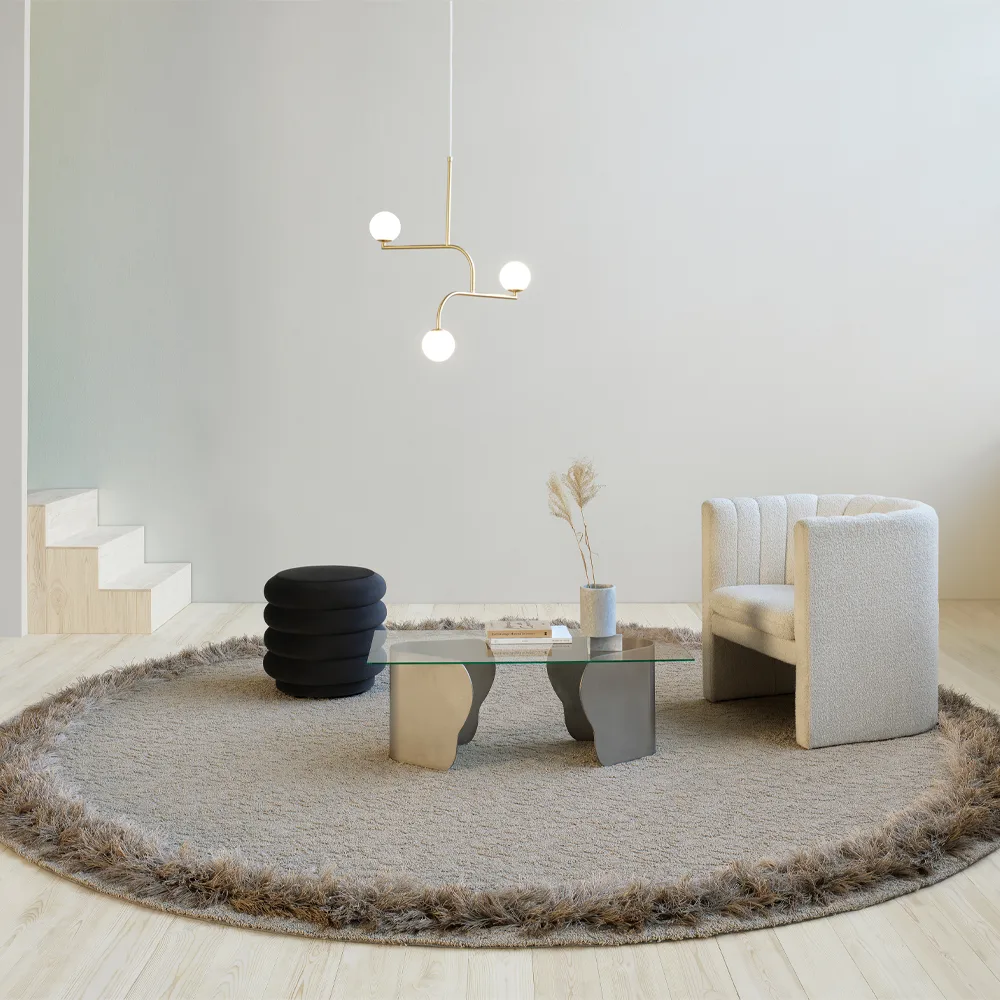 Feather Rug round, Heron 280 cm Kasthall