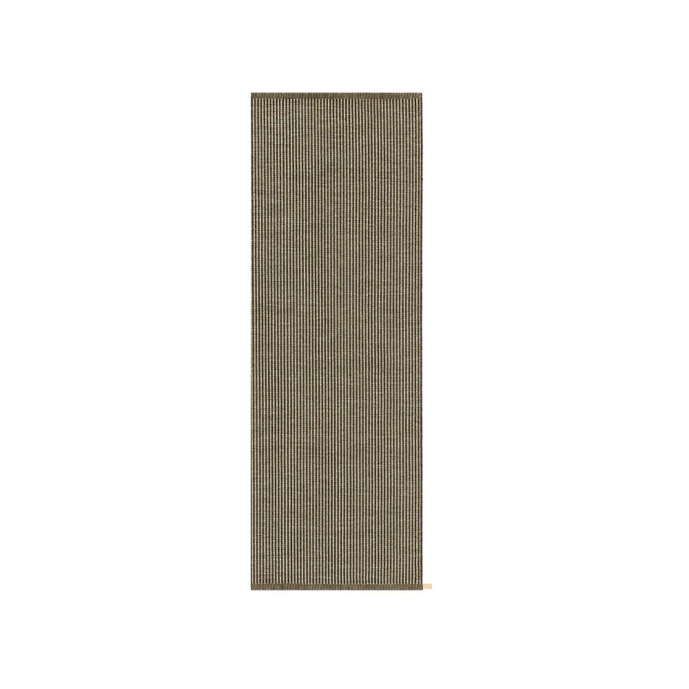Stripe Icon hallway runner, Bark brown 782 90x250 cm Kasthall