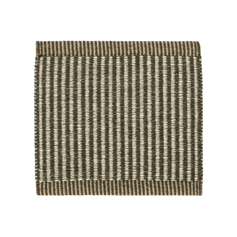Stripe Icon hallway runner, Bark brown 782 90x250 cm Kasthall