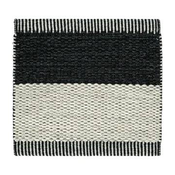 Wide Stripe Icon rug 85x240 cm - Midnight black - Kasthall