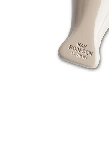 Kaj Bojesen bird keyring - Bordeaux, natural leather - Kay Bojesen Denmark