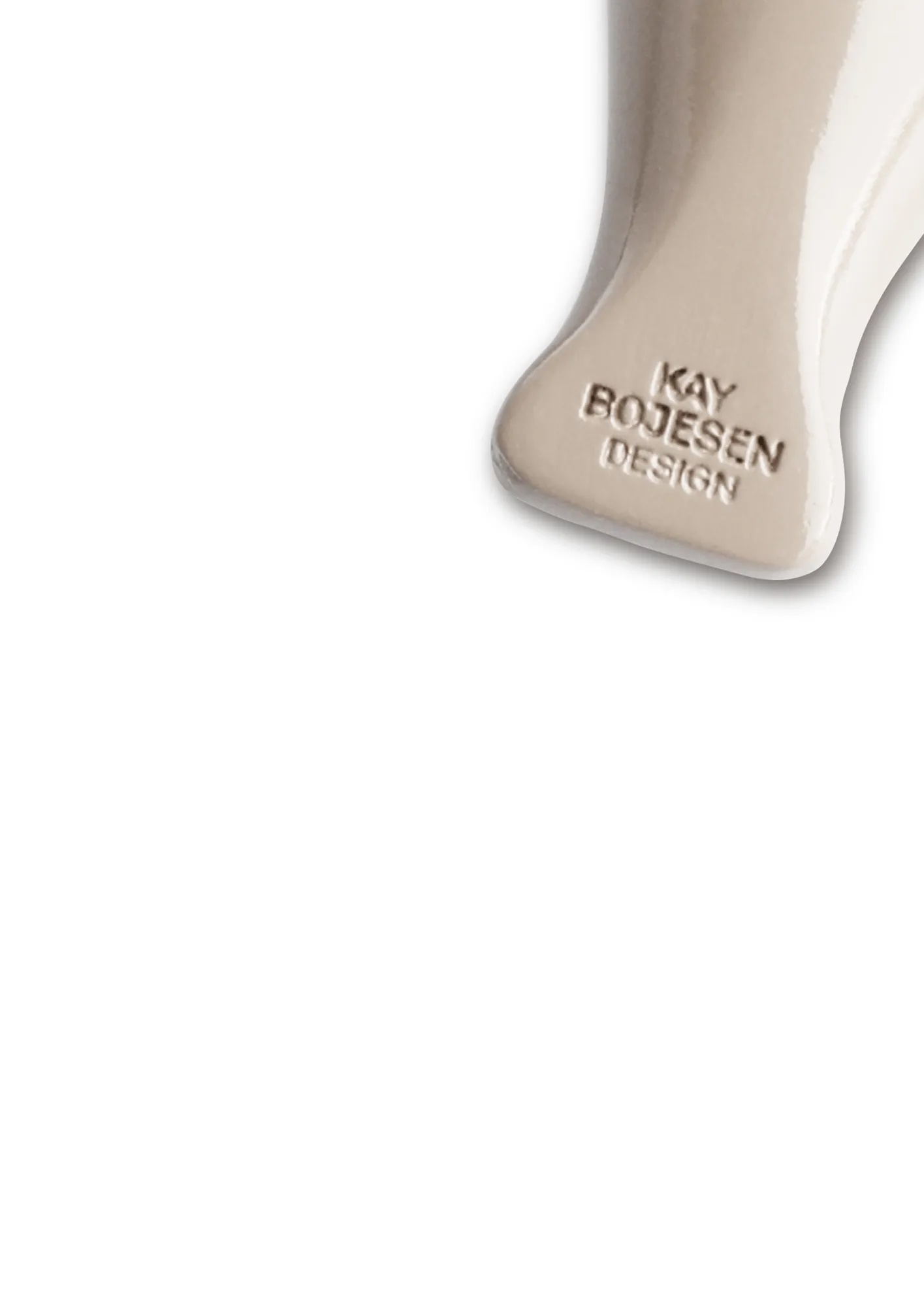 Kay Bojesen bird keyring, Sand, natural leather Kay Bojesen Denmark
