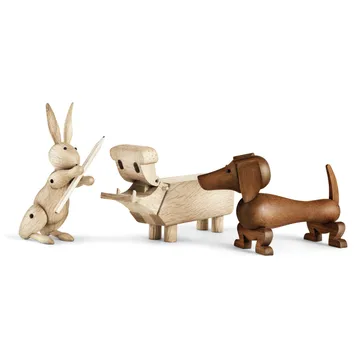 Kay Bojesen dog 18,5 cm - Walnut - Kay Bojesen Denmark