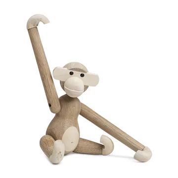 Kay Bojesen wooden monkey small - Untreated oak and maple - Kay Bojesen Denmark