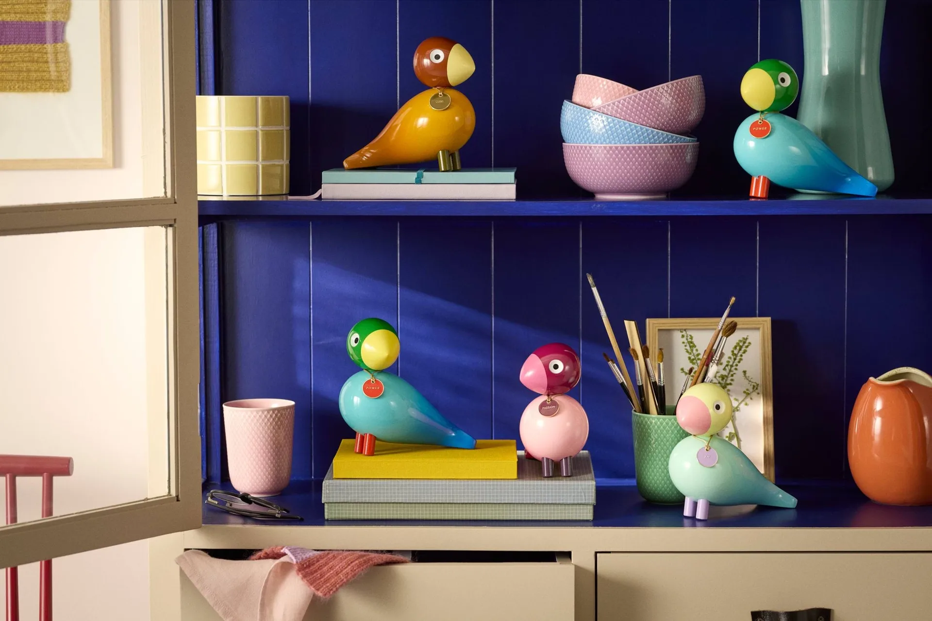 Story bird, Blue Kay Bojesen Denmark