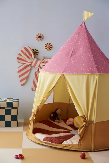 Circus play mat - Red, Ø112x2 cm - Kid's Concept