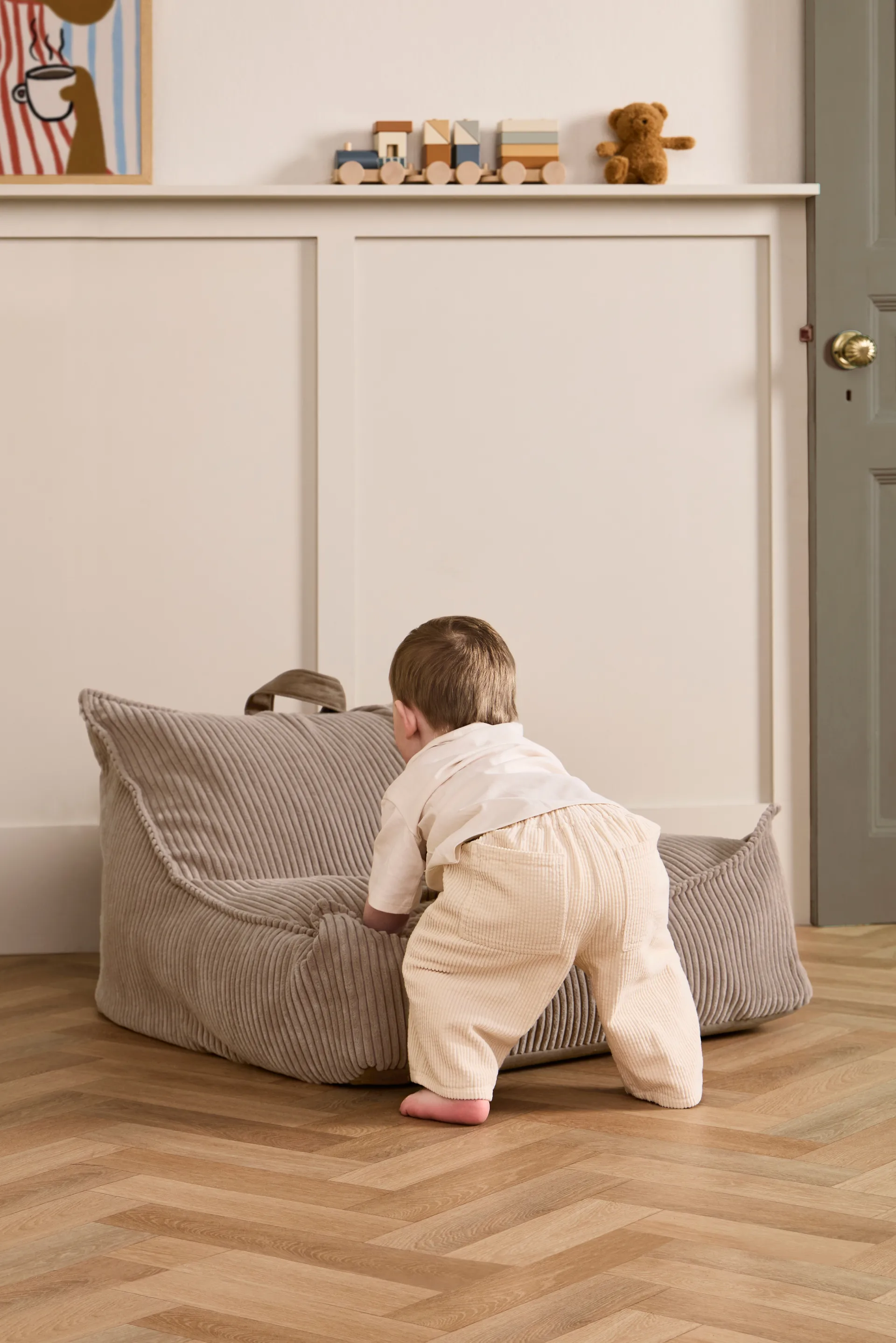 Kid's Base bean bag, Brown Kid's Concept