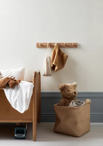 Kid's Base storage box 2-pack 30x30 cm - Natural - Kid's Concept