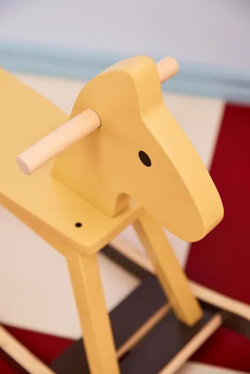 Kid's Concept rocking horse - Honey yellow - Kid's Concept