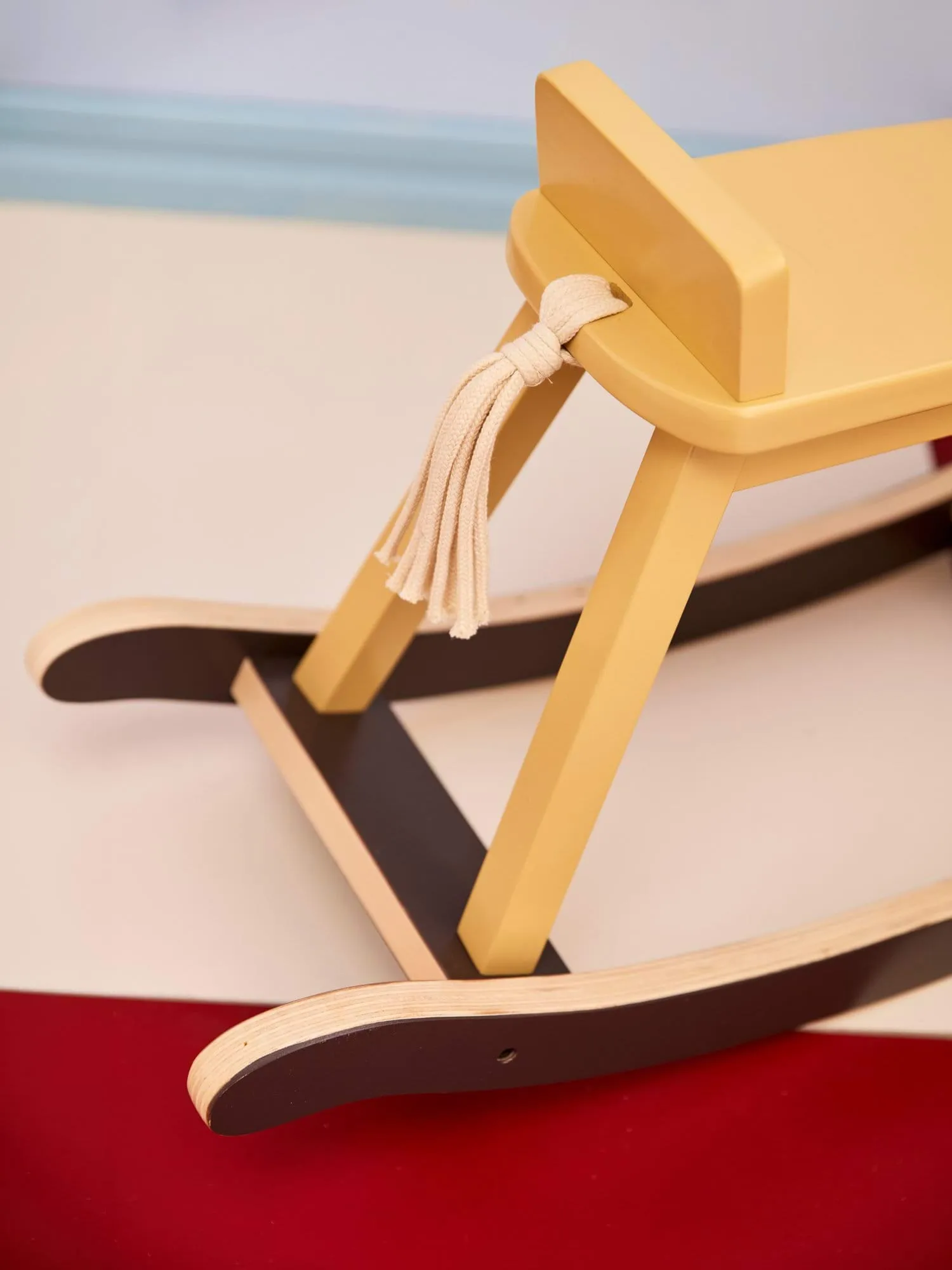 Kid's Concept rocking horse, Honey yellow Kid's Concept