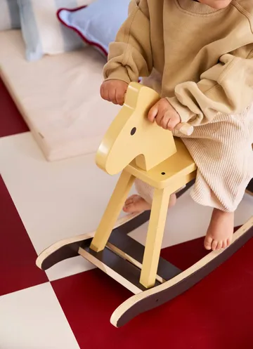 Kid's Concept rocking horse - Honey yellow - Kid's Concept