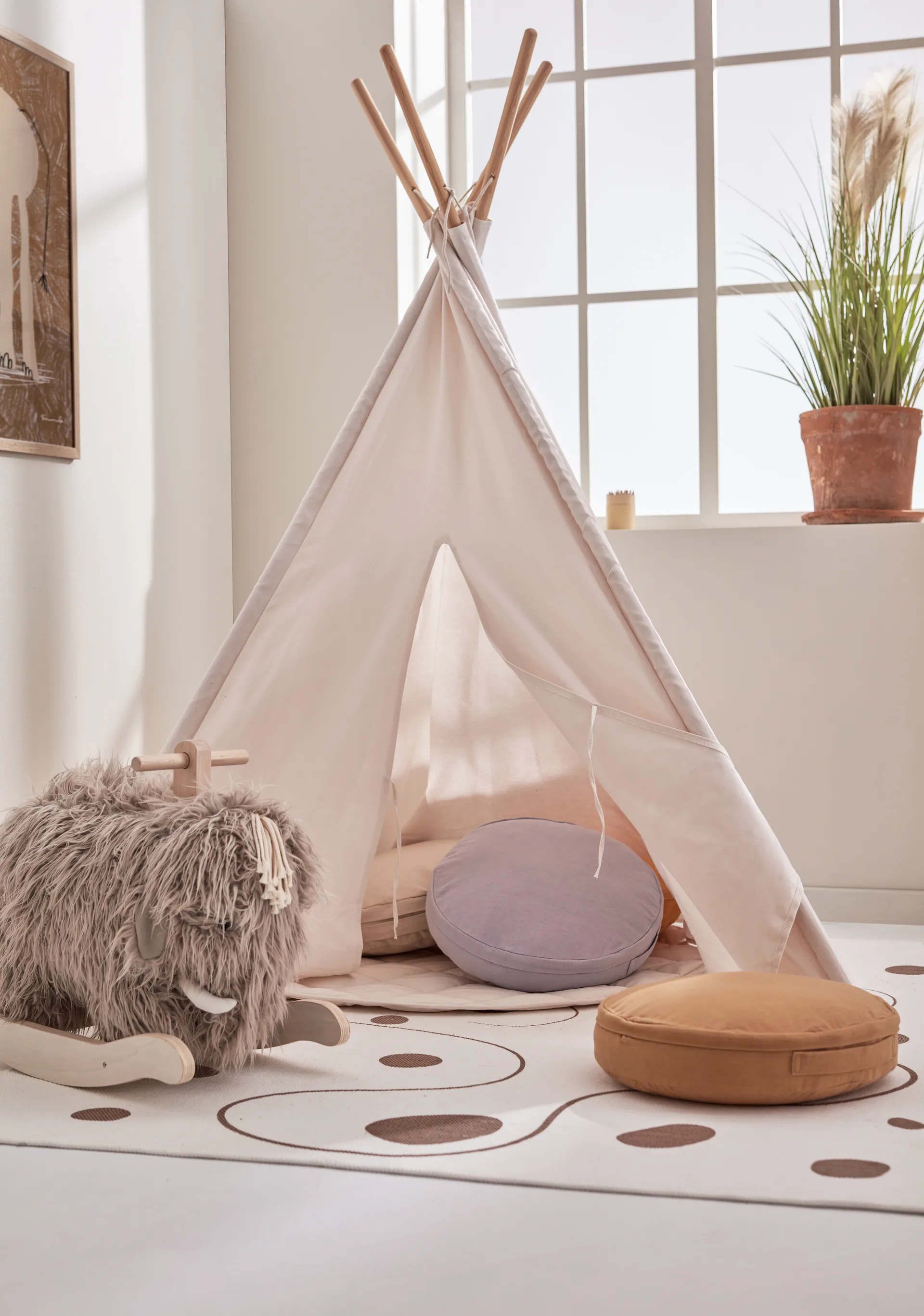 Neo toy horse mammoth, Grey Kid's Concept