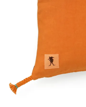 Pippi cushion cover 50x50 cm - White-orange - Kid's Concept