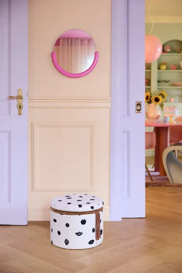Pippi pouf with storage Ø40x30.5 cm - Multi - Kid's Concept