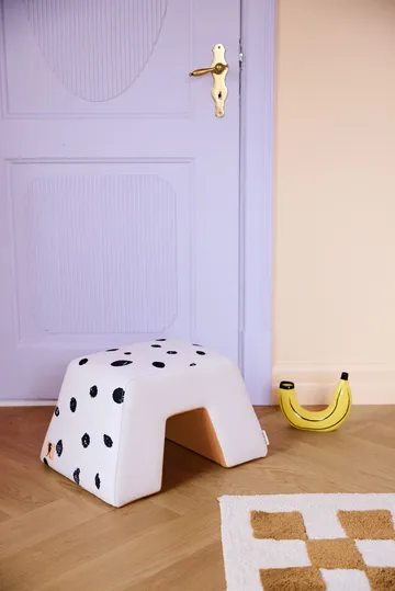 Pippi stool - White-orange - Kid's Concept