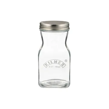 Kilner juice and sauce bottle - Clear-stainless steel, 0.5 L - Kilner