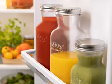 Kilner juice and sauce bottle - Clear-stainless steel, 1 L - Kilner