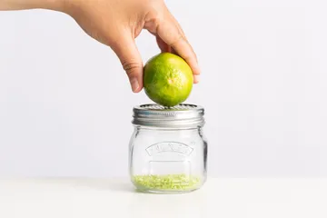 Kilner storage jar with grating lid - Silver-clear, 250 ml - Kilner