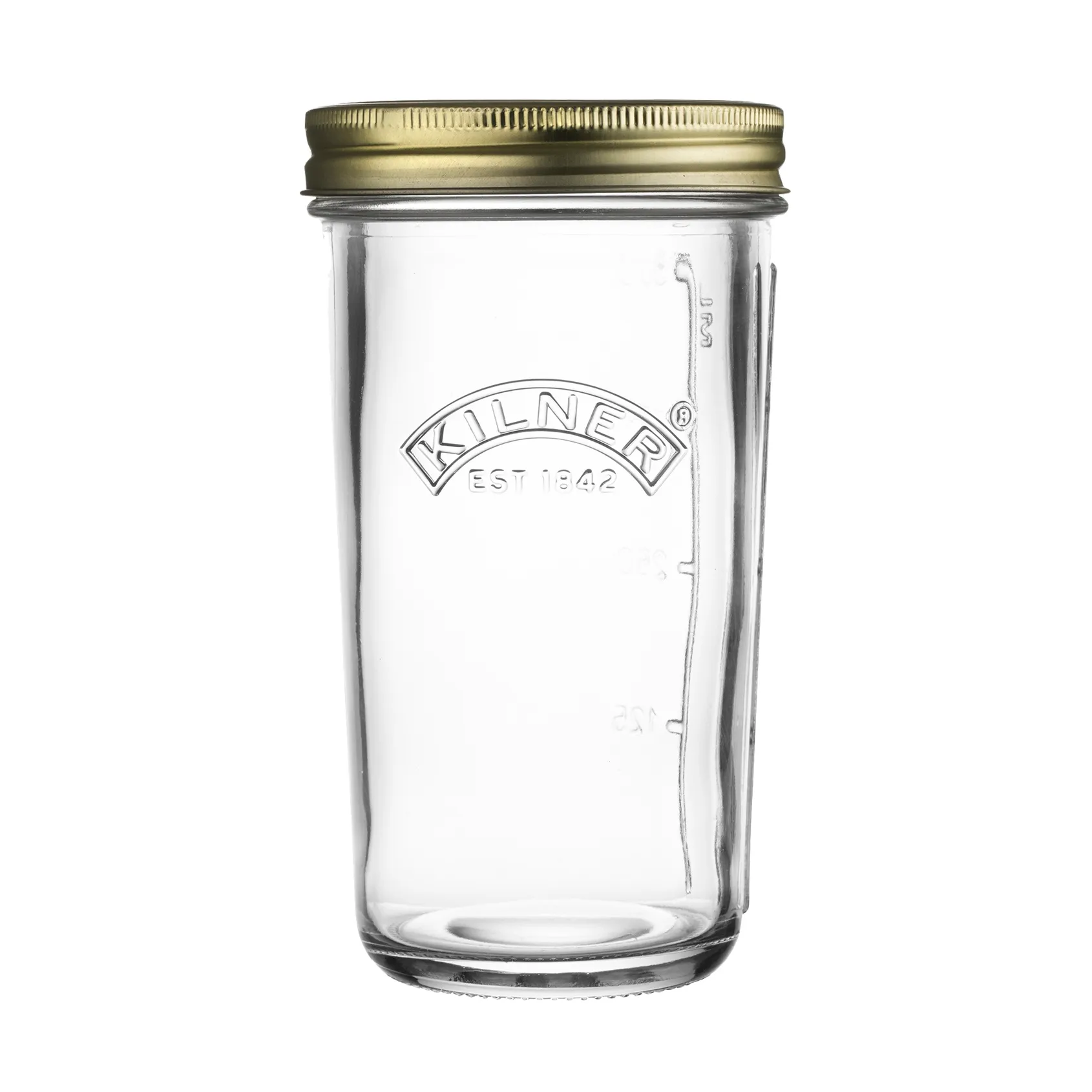 Kilner WIDE preserving jar, Clear-gold, 0.5 L Kilner