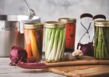 Kilner WIDE preserving jar - Clear-gold, 0.5 L - Kilner