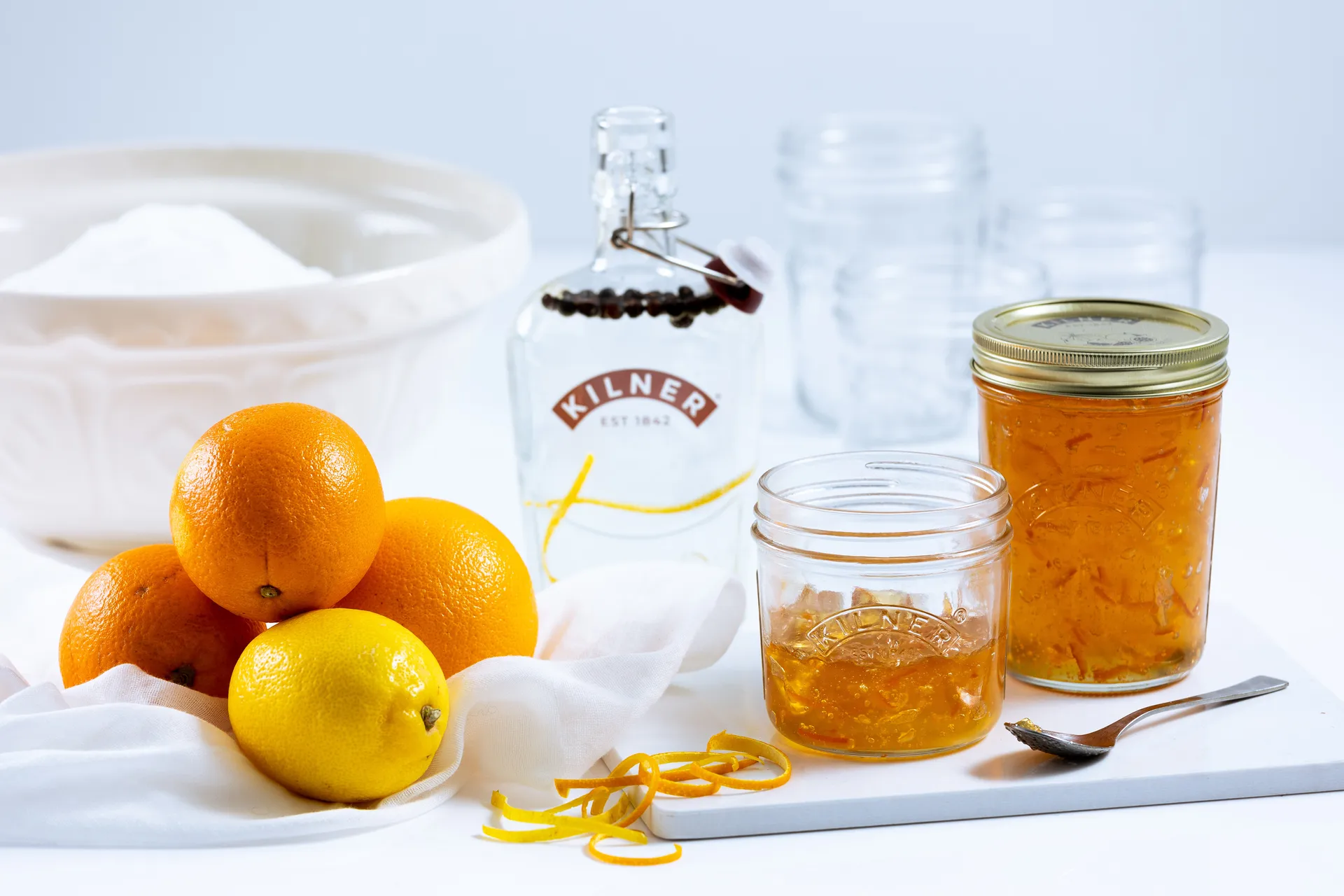 Kilner WIDE preserving jar, Clear-gold, 350 ml Kilner