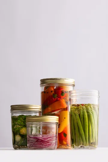 Kilner WIDE preserving jar - Clear-gold, 350 ml - Kilner