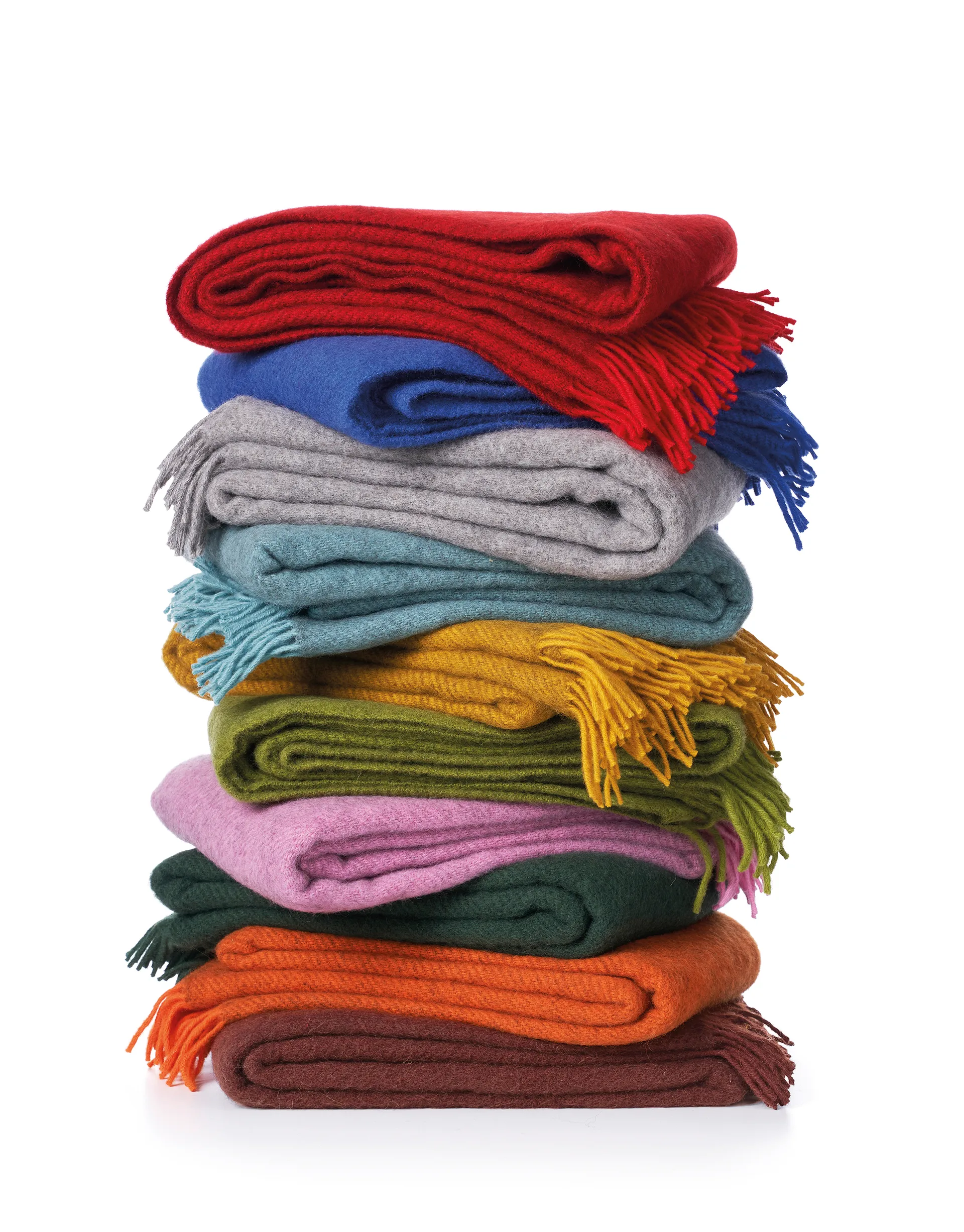 Gotland wool throw 130x200 cm, Turquoise Klippan Yllefabrik