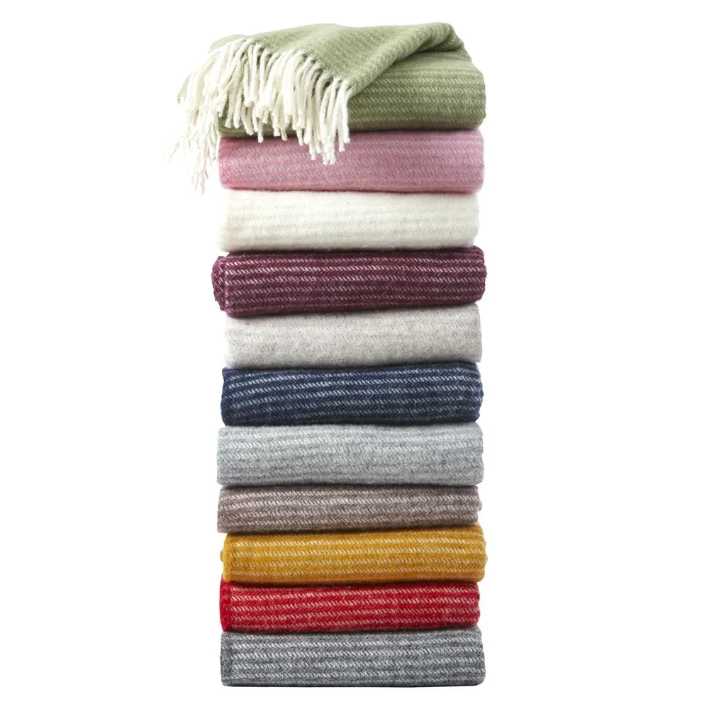 Ralph wool throw, linolium Klippan Yllefabrik