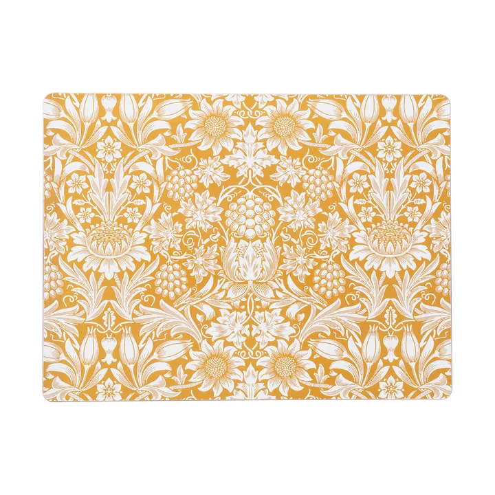 Sunflower placemat 30x40 cm - Golden - Klippan Yllefabrik