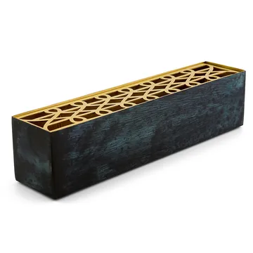 Äng vase, rectangular - blue - KLONG