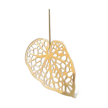Brass leaves decoration 2-pack - Water - KLONG