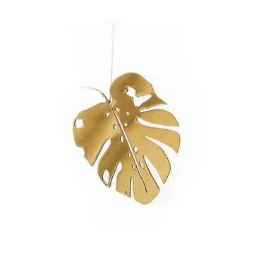 Brass leaves decoration 2-pack - Water - KLONG
