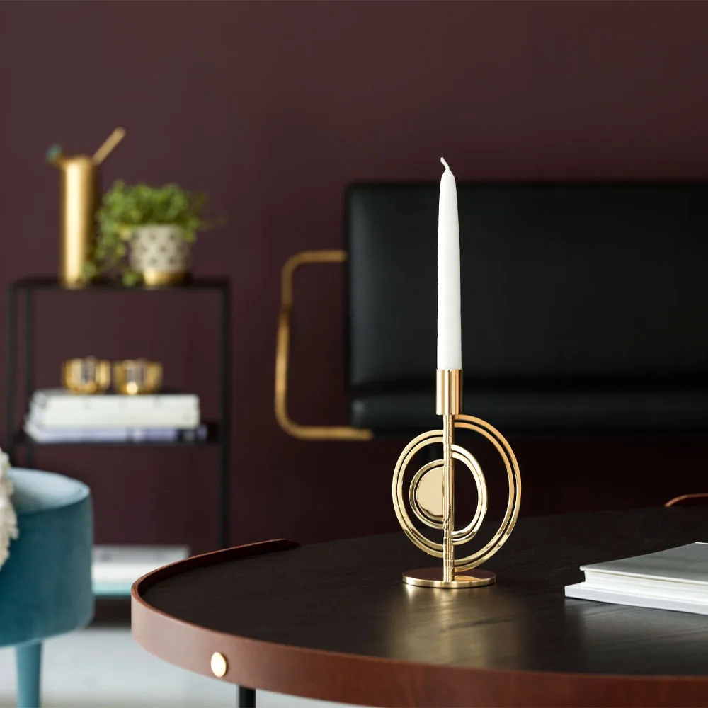 Cirkus Candlestick, Black, small KLONG