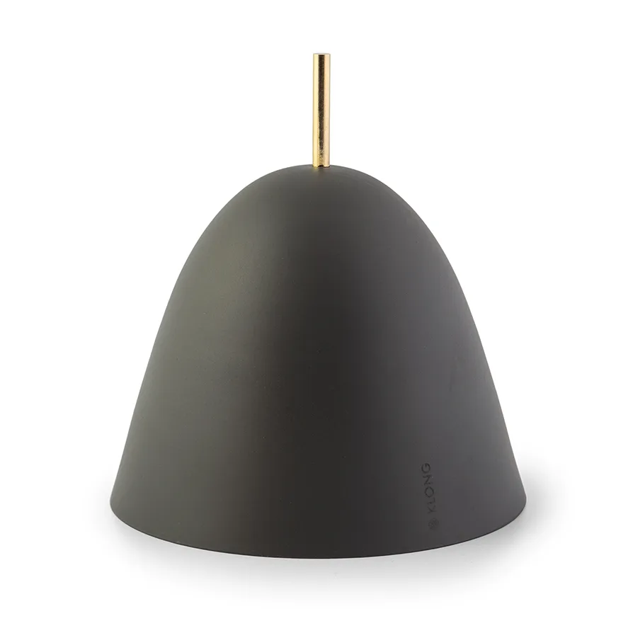 Gömma storage medium 16.5 cm, grey-brass KLONG