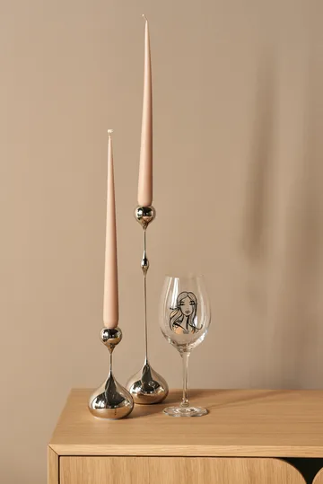 Tender candle holder small - Nickel - KLONG