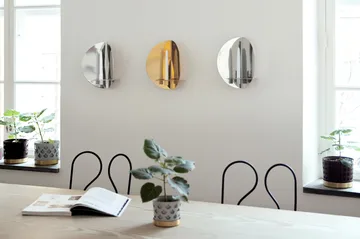 Twilight candle sticks wall - brass - KLONG