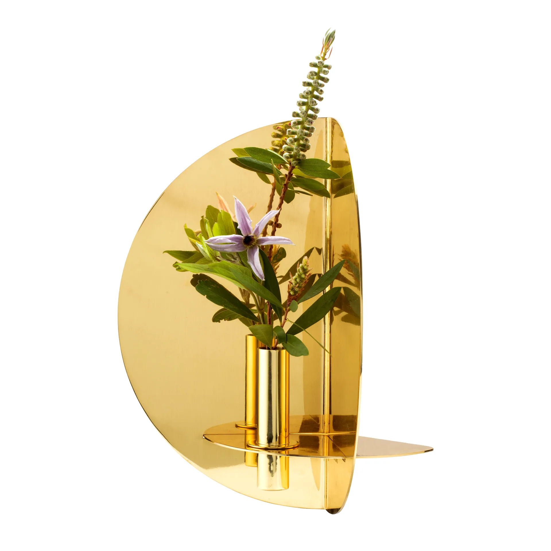 Twilight candle sticks wall, brass KLONG