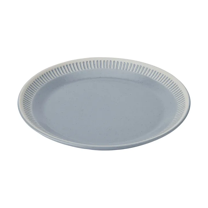 Colorit plate Ø22 cm - Dark grey - Knabstrup Keramik