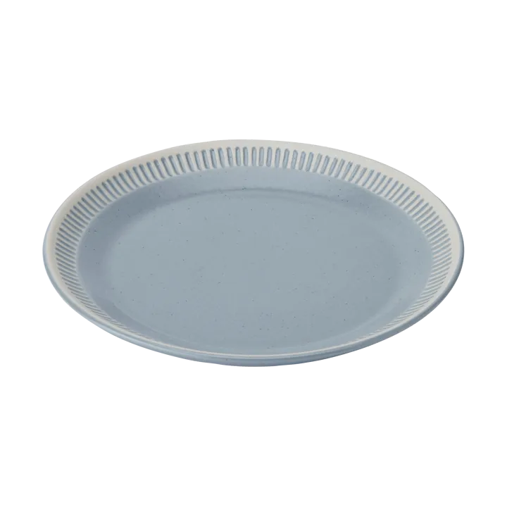 Colorit plate Ø27 cm - Dark grey - Knabstrup Keramik