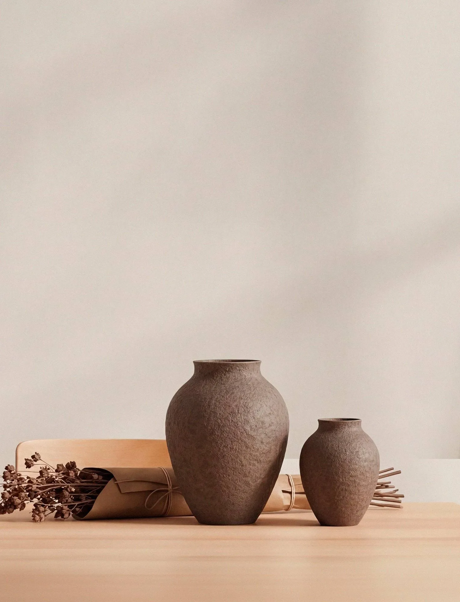 Knabstrup vase 27 cm, Bark Knabstrup Keramik