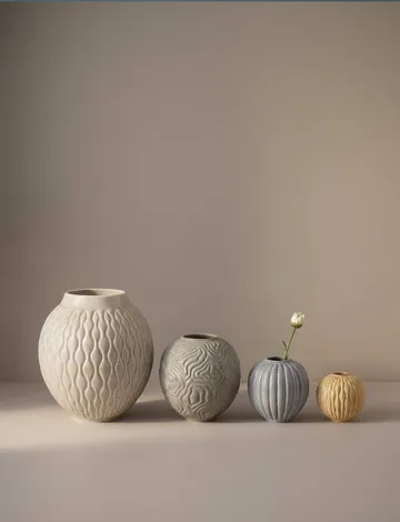 Solum vase - Ochre, 8.5 cm - Knabstrup Keramik