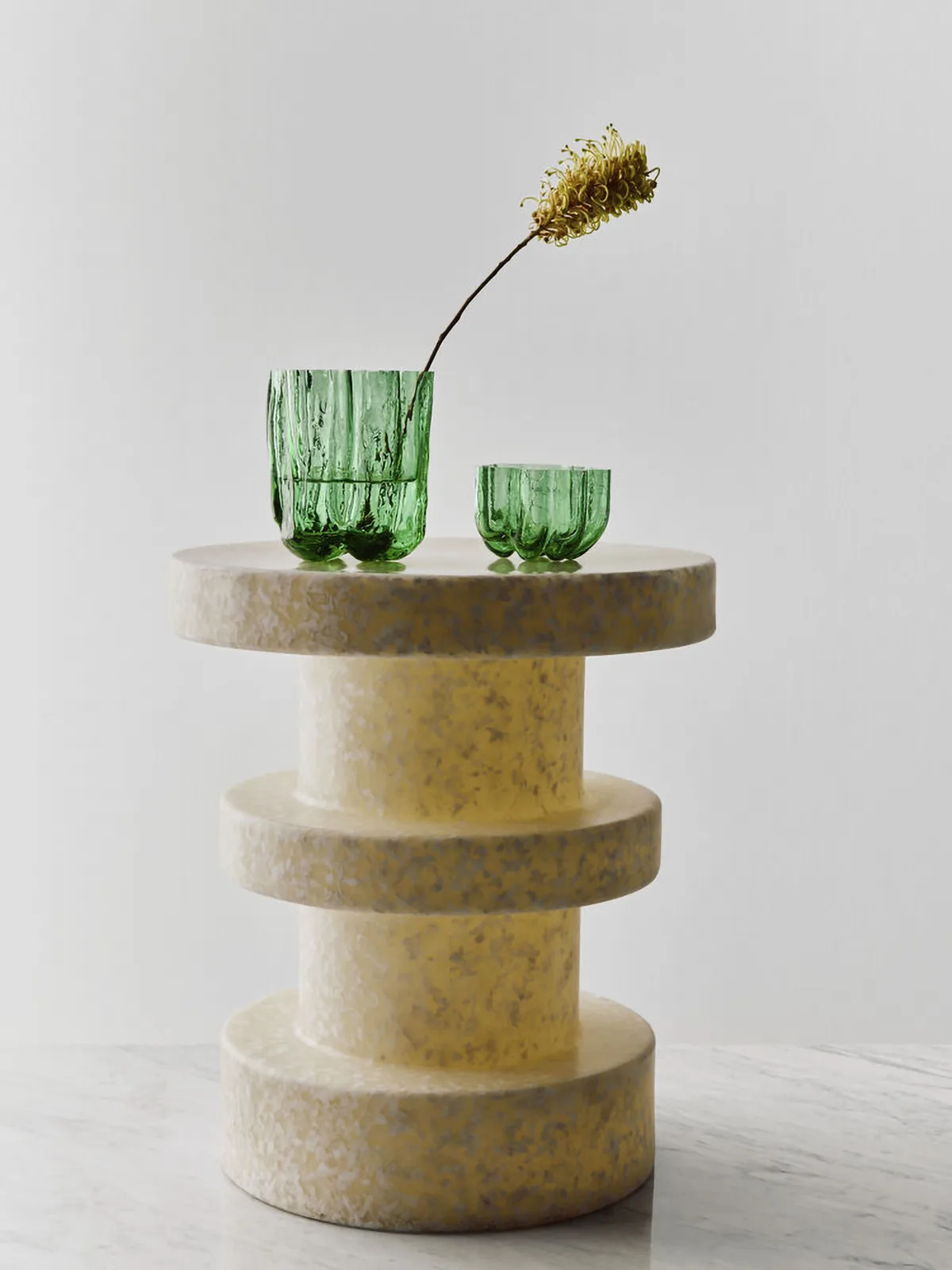 Crackle candle holder 5,8 cm, Dark green Kosta Boda